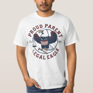 Camiseta Orgulhoso Pai/Mãe de uma Águia Legal
