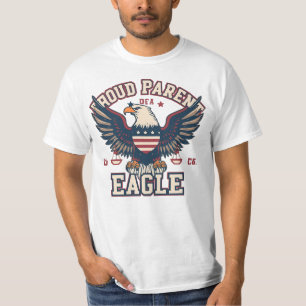 Camiseta Orgulhoso Pai/Mãe de uma Águia Legal
