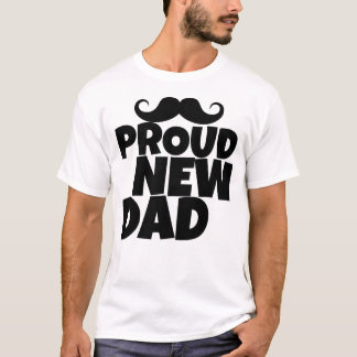 Camiseta Orgulhoso Pai Novo | Pai Engraçado pela Primeira V