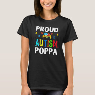 Camiseta Orgulhoso Papai Autismo Pai Papá Aceitação Autista