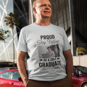 Camiseta Orgulhoso Passo Padre De Uma Graduação Universitár