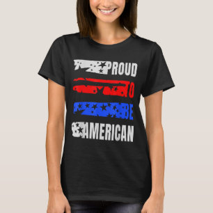 Camiseta Orgulhoso por ser bandeira americana dia da indepe