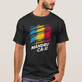 Camiseta Orgulhoso por ser romeno