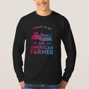 Camiseta ORGULHOSO POR SER UM AGRICULTOR AMERICANO Trator