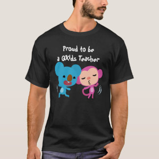 Camiseta Orgulhoso por ser um professor Qkids com o logotip