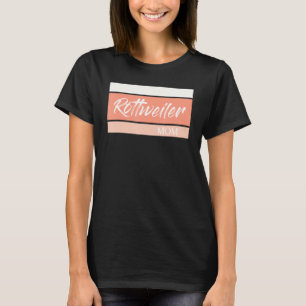 Camiseta Orgulhoso Rottweiler Mamãe Fofo para Cachorro