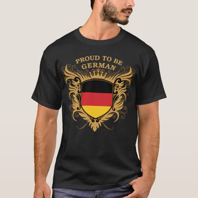 Camiseta Orgulhoso ser alemão (Frente)