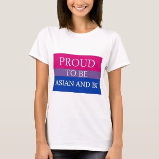 Camiseta Orgulhoso ser asiático e Bi
