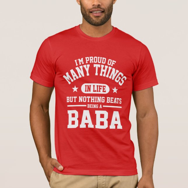 Camiseta Orgulhoso ser babá (Frente)