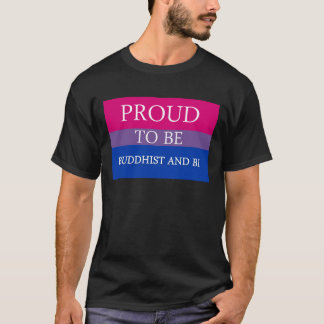 Camiseta Orgulhoso ser budista e Bi