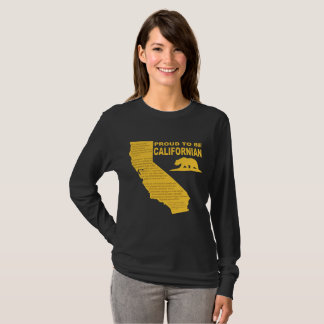 Camiseta Orgulhoso ser californiano LongSleeve DK