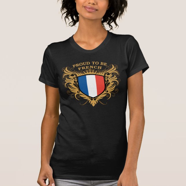 Camiseta Orgulhoso ser francês (Frente)
