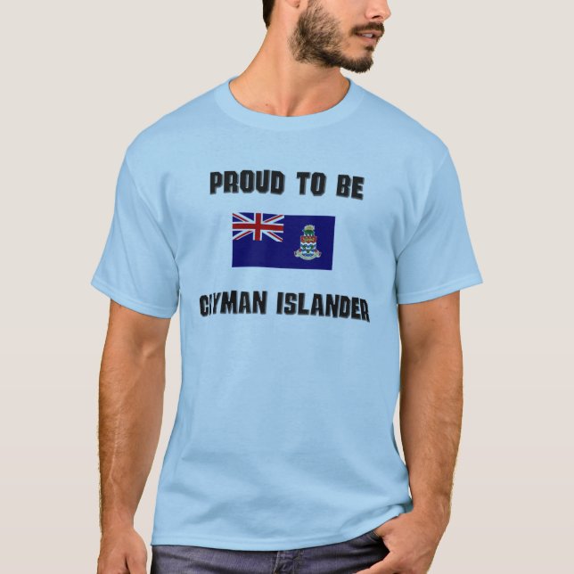 Camiseta Orgulhoso ser INSULAR do CAIMÃO (Frente)