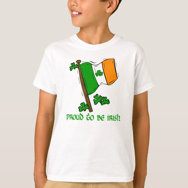 CAMISETA ORGULHOSO SER IRLANDÊS (Frente)