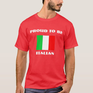 Camiseta Orgulhoso ser, italiano