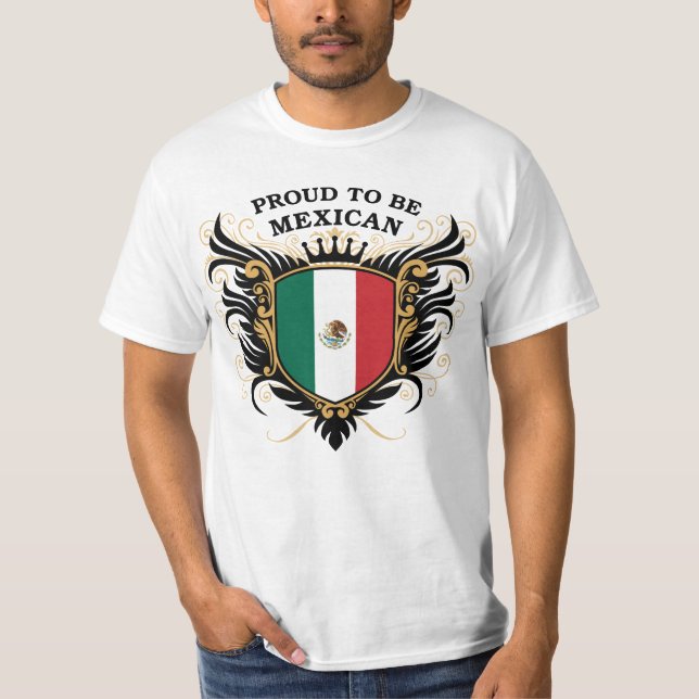 Camiseta Orgulhoso ser mexicano (Frente)