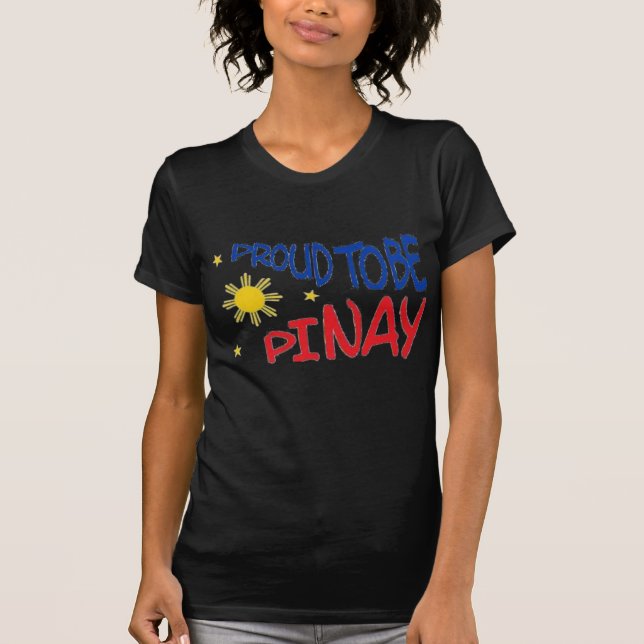 Camiseta Orgulhoso ser Pinay (Frente)