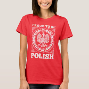 Camiseta Orgulhoso ser polonês