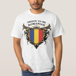Camiseta Orgulhoso ser romeno