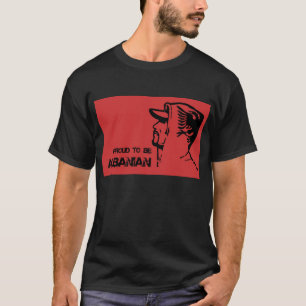 Camiseta Orgulhoso ser t-shirt albanês