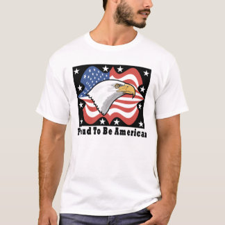 Camiseta Orgulhoso ser t-shirt americano