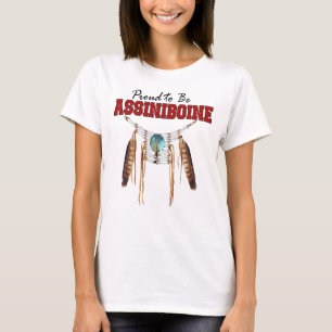Camiseta Orgulhoso ser t-shirt apto relaxado Assiniboine do