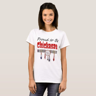 Camiseta Orgulhoso ser t-shirt básico do Chickasaw