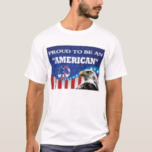 CAMISETA ORGULHOSO SER UM AMERICANO