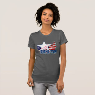 Camiseta Orgulhoso ser um americano