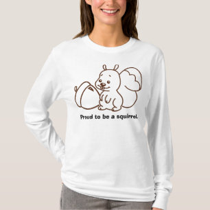 Camiseta Orgulhoso ser um esquilo