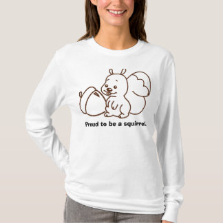 Camiseta Orgulhoso ser um esquilo