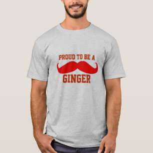 Camiseta Orgulhoso ser um GENGIBRE (para ele)