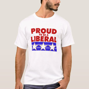 Camiseta Orgulhoso ser um liberal