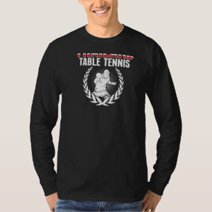 Camiseta Orgulhoso Suporte de Tênis de Mesa da Tailândia
