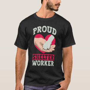Camiseta Orgulhoso Trabalhador de Abrigo Ativista dos Dir