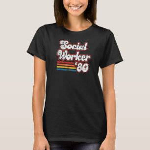 Camiseta Orgulhoso Trabalhador Social desde 1980 41º aniver