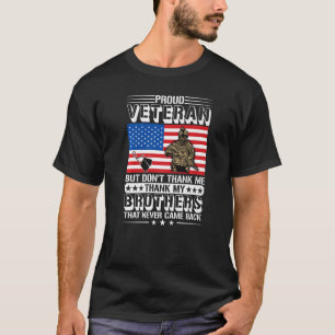 Camiseta Orgulhoso Veterano Honrando Todos Que Serviram A B