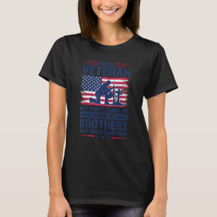 Camiseta Orgulhoso Veterano Honrando Todos Que Serviram A B