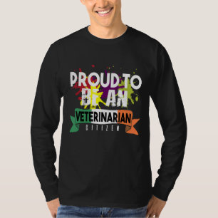 Camiseta Orgulhoso veterinário cidadão Profissão profission
