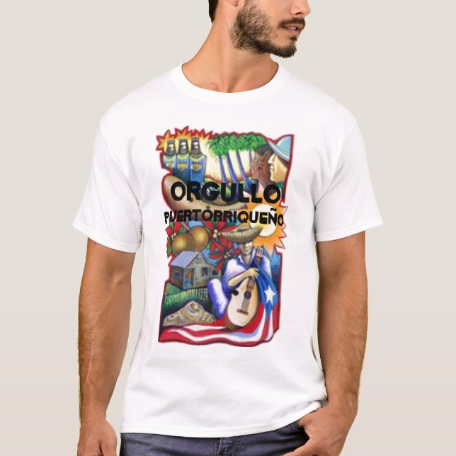 Camiseta Orgullo Puertorriqueño (Frente)