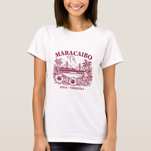 Camiseta Orgullo Zuliano | Maracaibo Venezuela Design (Frente)