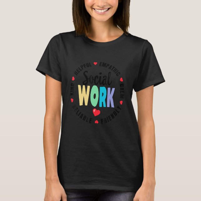 Camiseta Orientador da Equipe de Assistente Social Equipe d (Frente)