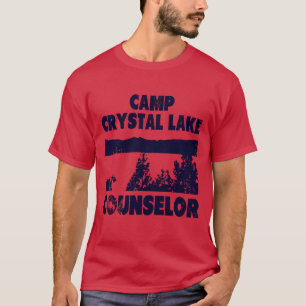 Camiseta Orientador do Acampamento Crystal Lake Humor Besta