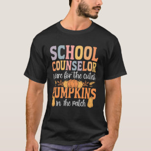 Camiseta Orientador Escolar Abóbora Outono Dia das Bruxas A