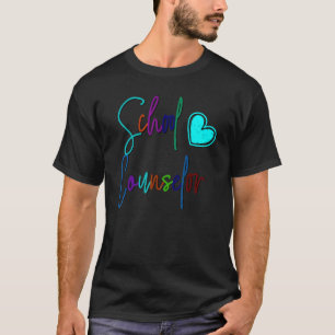 Camiseta Orientador Escolar Coração Amor Vibrante Colorido