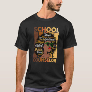 Camiseta Orientador Escolar Mês da História Negra Afro Mela