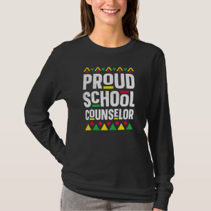 Camiseta Orientador Escolar Orgulhoso África Orgulho Mês da