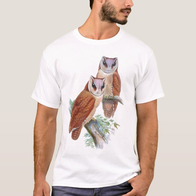 Camiseta Oriental Bay Barn Owl (Frente)
