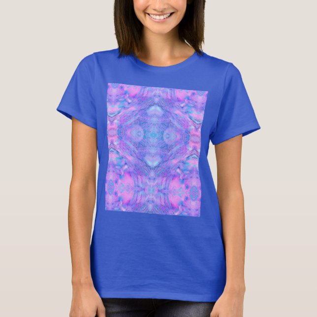 Camiseta Oriental Boho Graphic - Fantasia de Abstrato Cósmi (Frente)