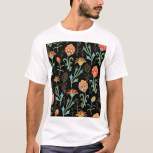 Camiseta Oriental Floral Elegância Invisível